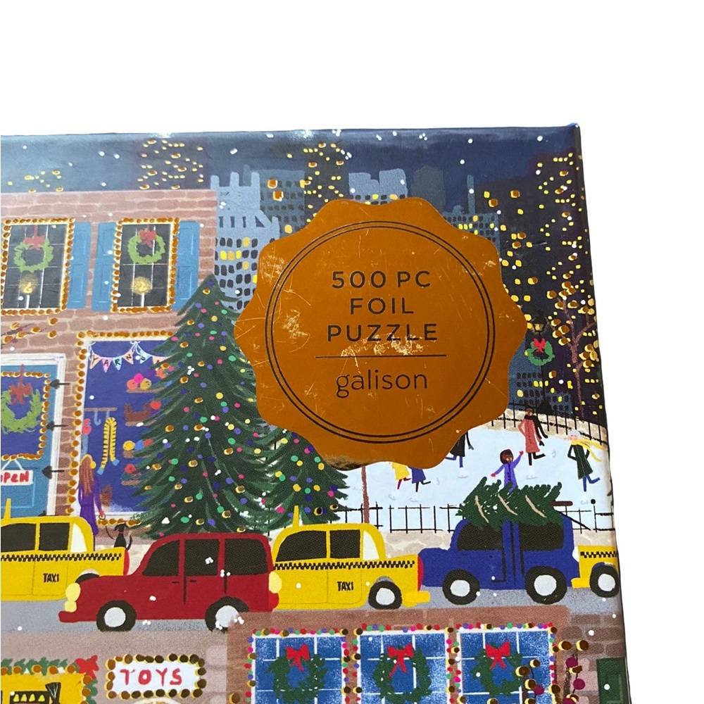 Galison Winter Lights 500 Piece Jigsaw Puzzle - Picture 3 of 4